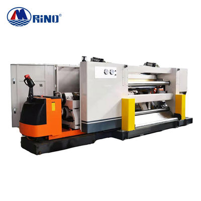 120m/Min Corrugated Board Production Line , 380V Cassette Corrugated Single Facer Machine