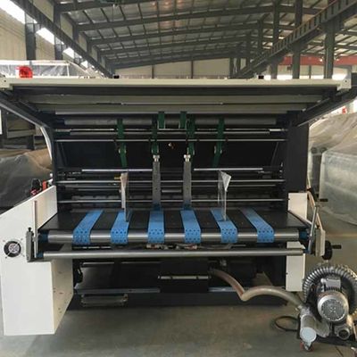 6kw Paper Flute Laminating Machine Semi Automatic For Corrugated Cardboard