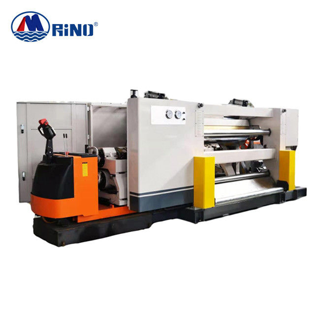 120m/Min Corrugated Board Production Line , 380V Cassette Corrugated Single Facer Machine